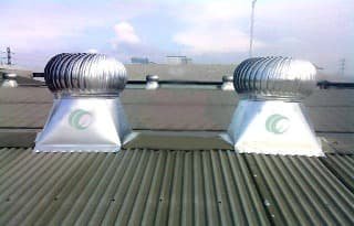 Pemasangan Turboair Turbine Ventilator proyek 56